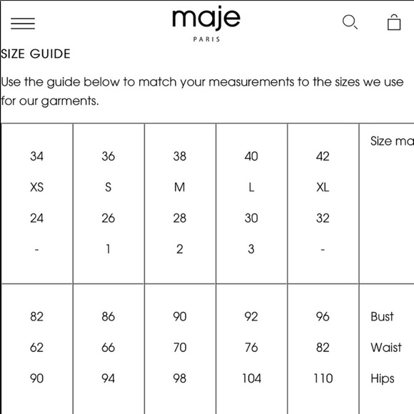 NWT Maje Capri Chemise Gingham Long Sleeve Shirt - Picture 6 of 7